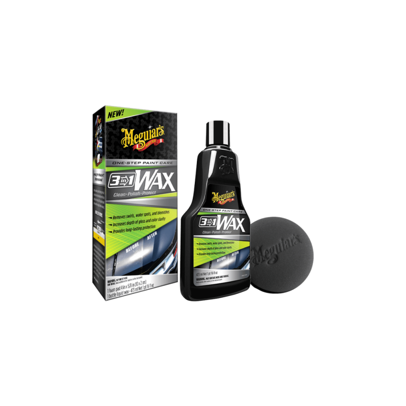 Meguiars 3in1 Wax - czysci nablyszcza zabezpiecza