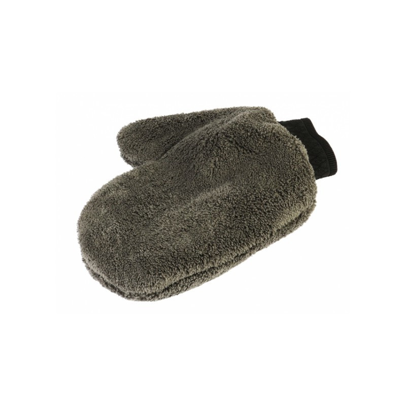 Rekawica z mikrofibry szara Z KCIUKIEM