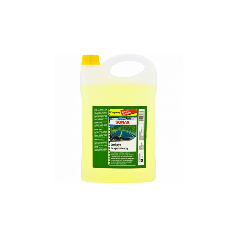 SONAX Letni plyn do spryskiwaczy 4L - cytryna