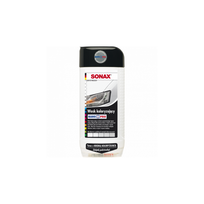 Sonax wosk koloryzujacy NANO PRO 250ml bialy