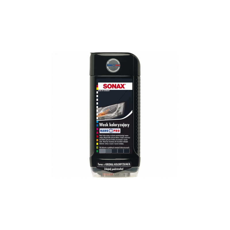 Sonax wosk koloryzujacy NANO PRO 250ml czarny
