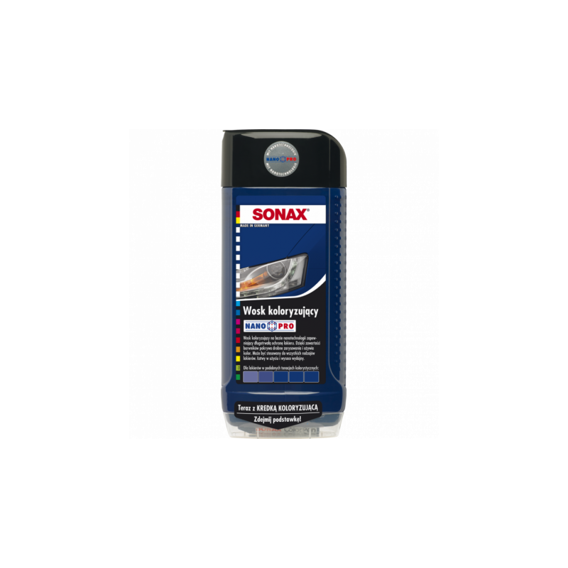 Sonax wosk koloryzujacy NANO PRO 250ml niebieski