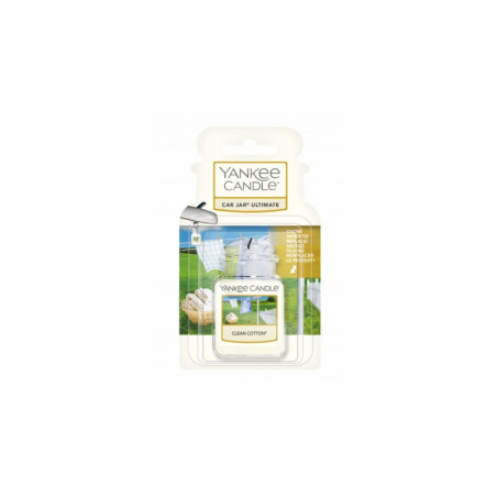 Yankee Candle CAR JAR zapach CLEAN COTTON