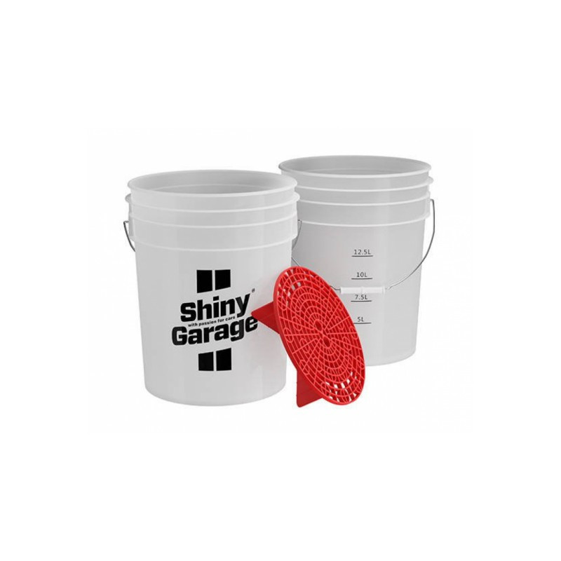 Shiny Garage Wiadro biale + separator